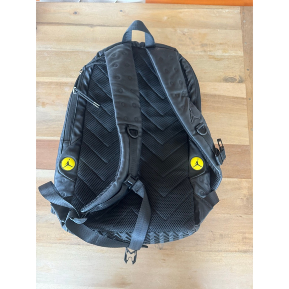 Men's Jordan Black Backpack One Size with Yellow Accents - Picture 7 of 16